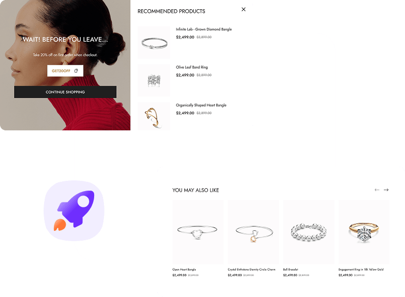 Vemus Jewelry Ecommerce project screenshot